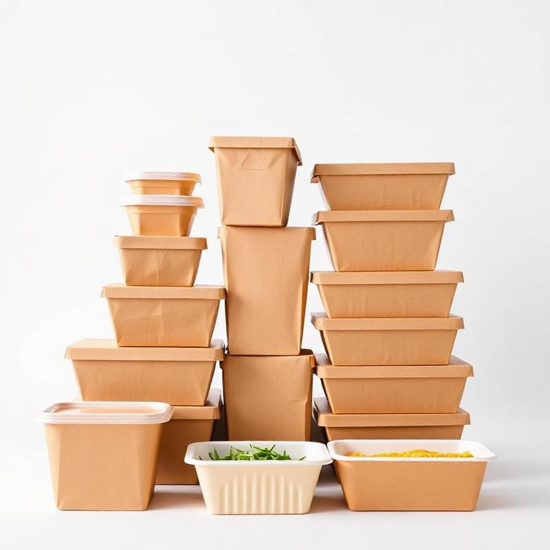 Kraft containers